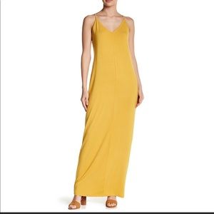 ABOUND YELLOW MAXY DRESS SIZE LARGE